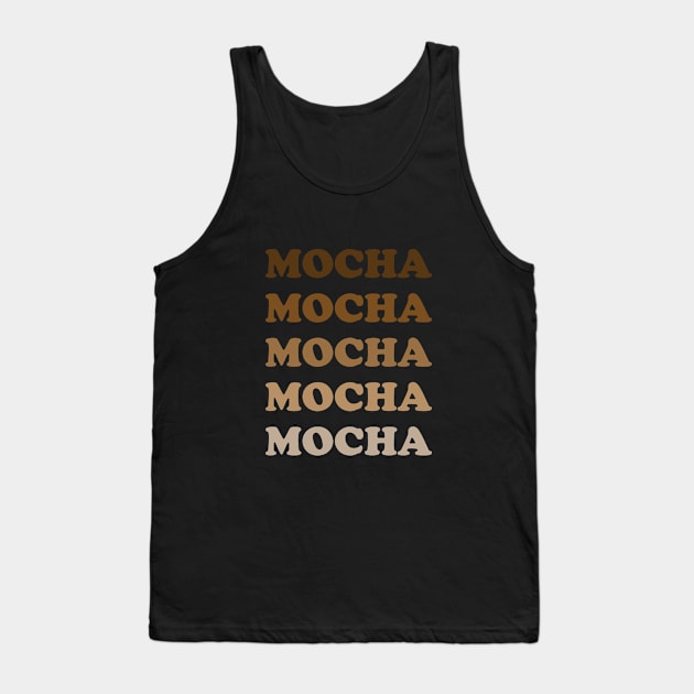 Mocha Coffee Tank Top by Janremi